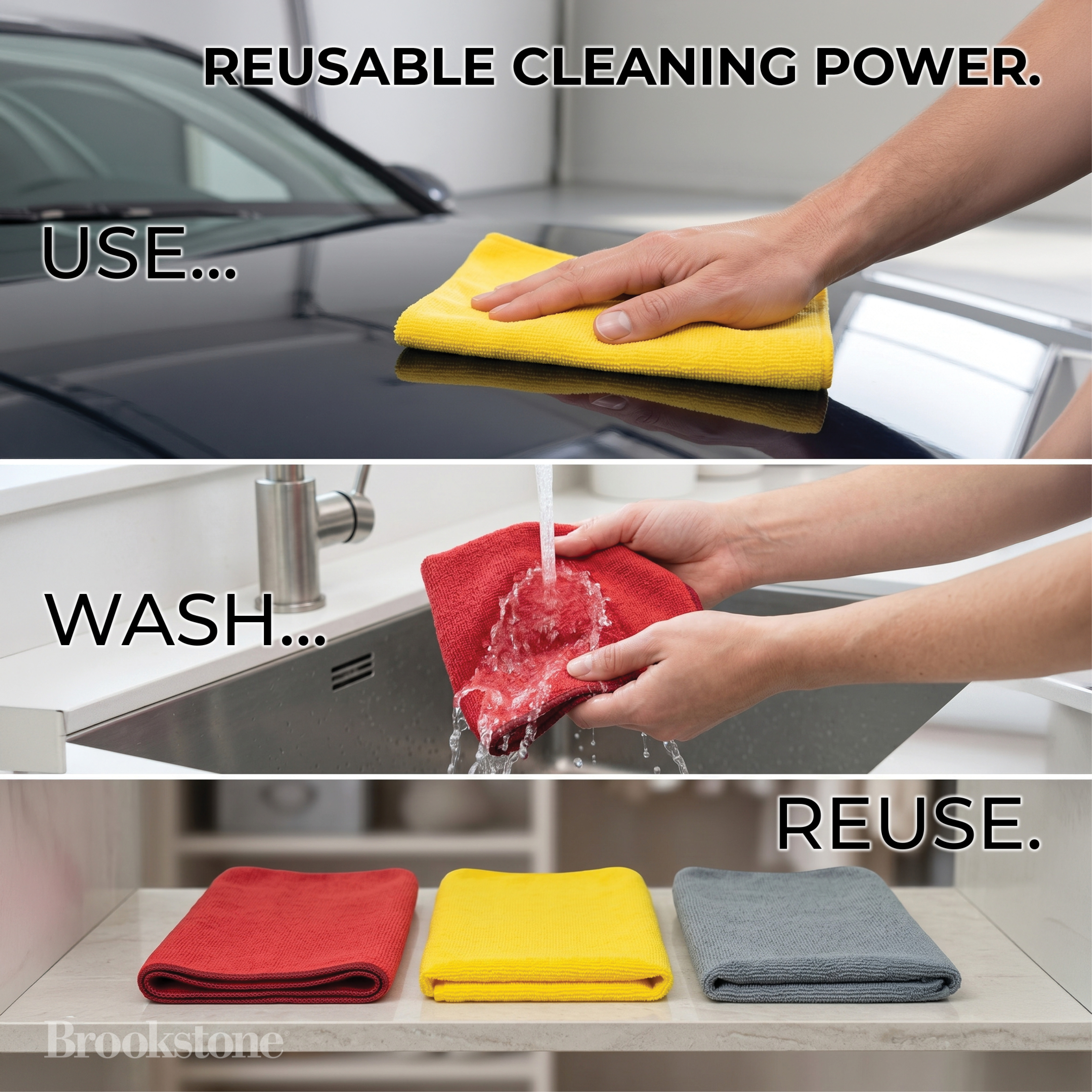 Use, wash, reuse cycle
